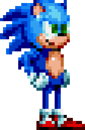 [ca38aa] (V2) Teen Sonic Sprite - Sonic Mania Style - APL
