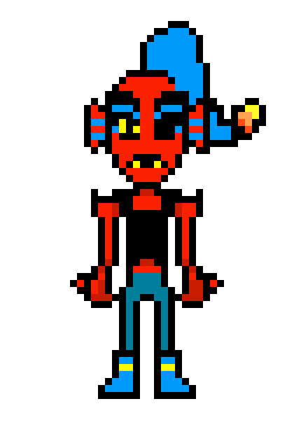 [9664c4] VulcanTale Undyne Overworld Sprite