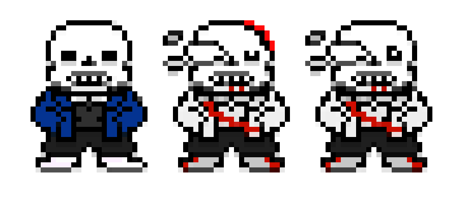 [833b34] *a trio of sans's appear before you...[*what do you do?]