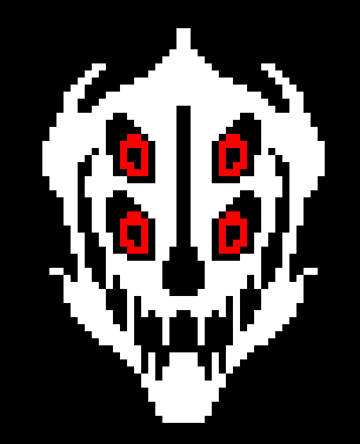 [b63bdb] *a circle of red blasters appear around the Gaster and they all fire for a long period of time, slowly destroying the gaster*
