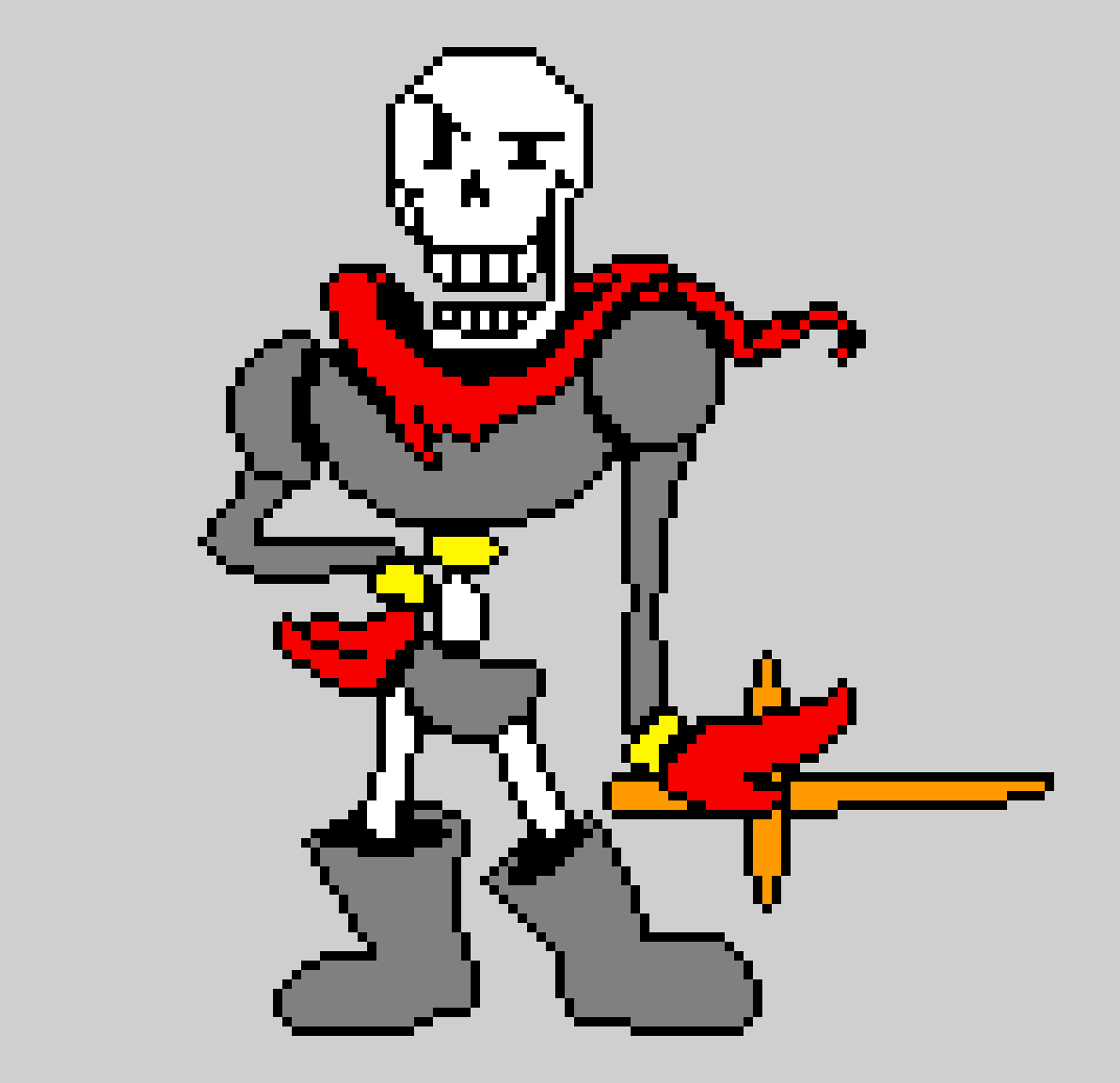 [6b40fc] KnightTale Papyrus Sprite (Free Of Use)