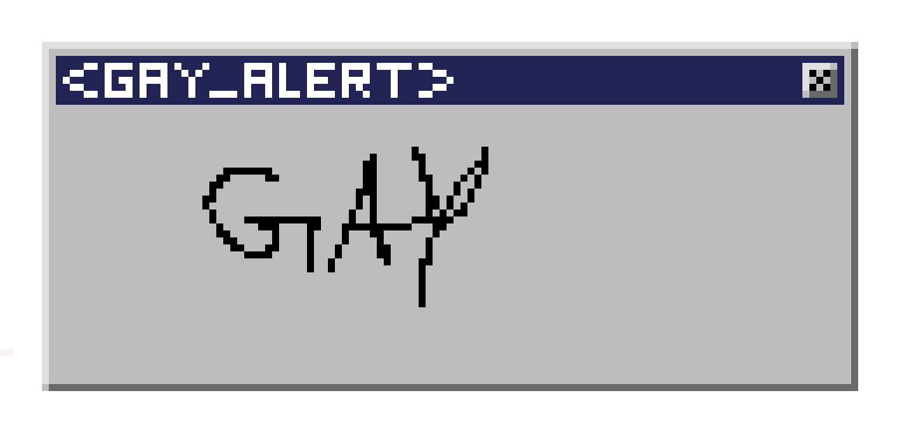 [9664c4] gay alert
