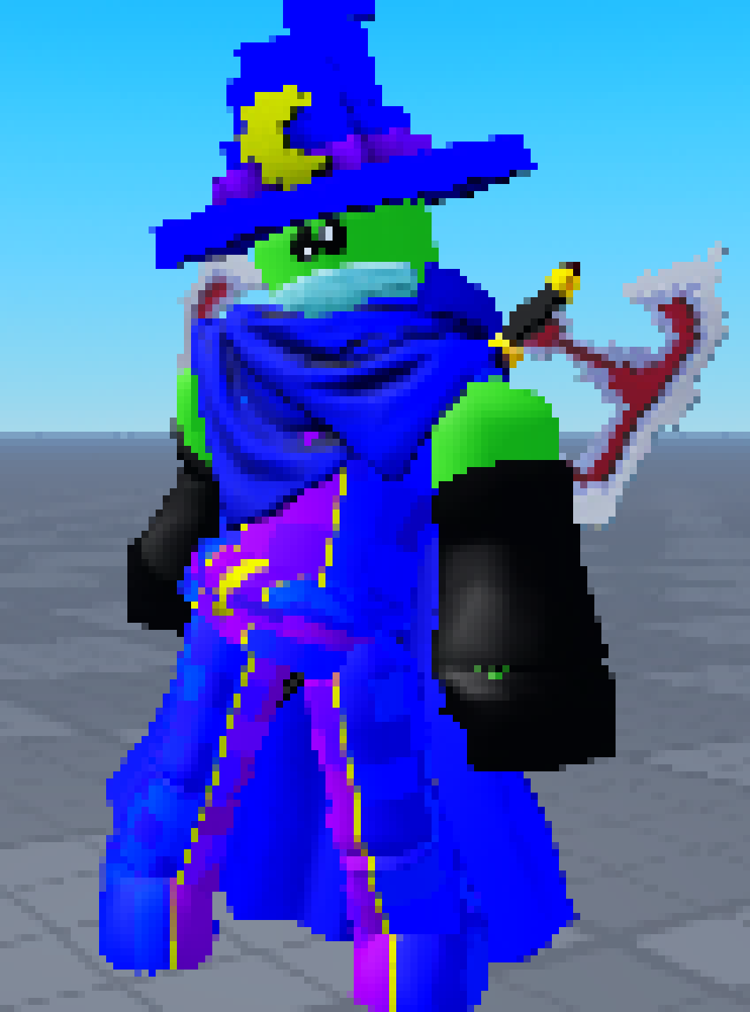 [35dc76] "heh, i look so cool." he says infront of the mirror while hitting the miku idle pose