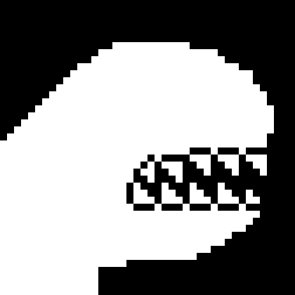 [d959ff] *it grows a mouth and bites asgores arm*