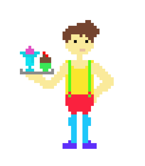 [9664c4] Ice cream pixels