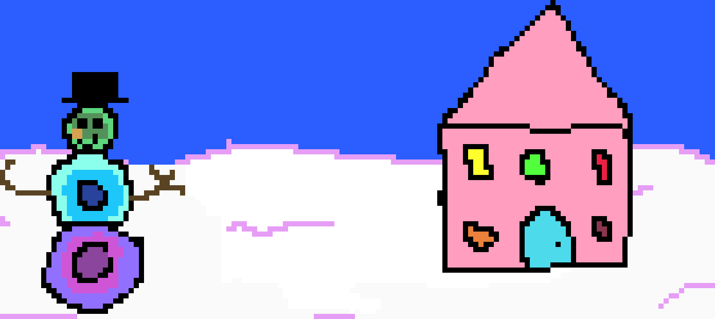 [c9c275] Kandinsky Snowman
