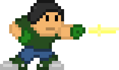 [9664c4] Greenblox Megaman with Light knife