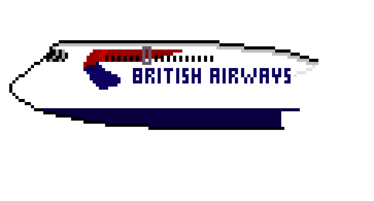 [9664c4] BRITISH AIRWAYS PLANE FRONT