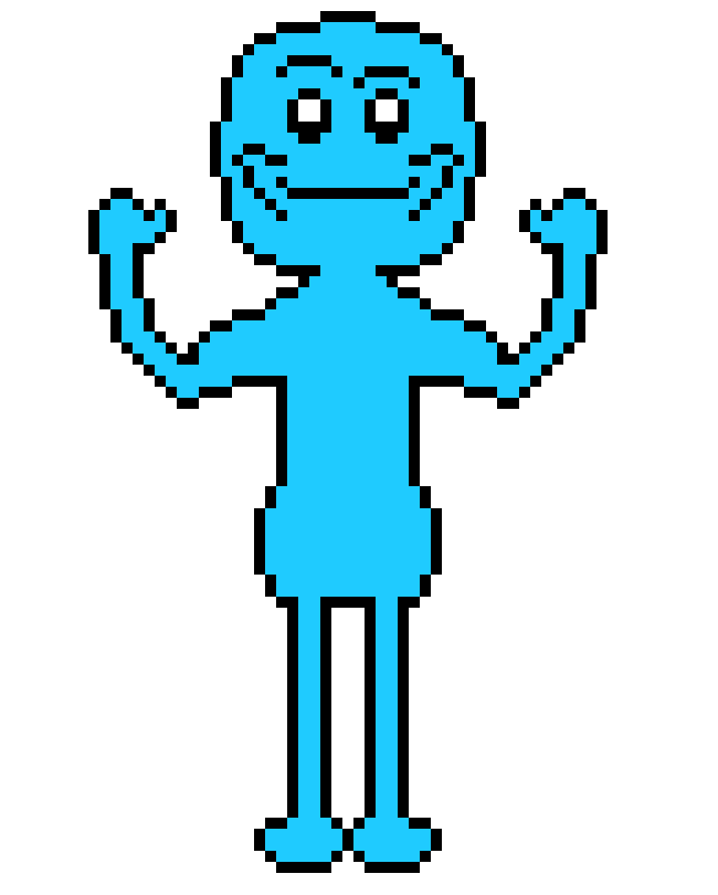 [44066c] Yesserie! *The Meeseeks attempts to bake a cake, but it fails because it can only do simple tasks such as opening jars, bringing common items to you, playing with matches, ect.*