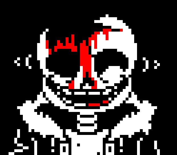 [7ce906] *(Then, he'd face twilight.) -HorrorTale Sans