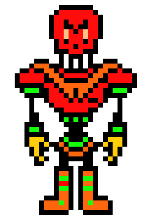 [dd5a2a] UnderwrathPapyrus Overworld Sprite