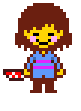Underswap Frisk * sees gasters door then enters it *