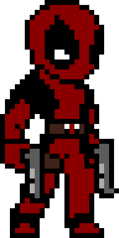 [9664c4] Deadpool Pixel Art