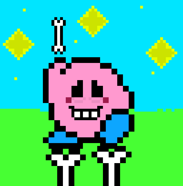 [9664c4] Kirby, Sans power up 8-bit