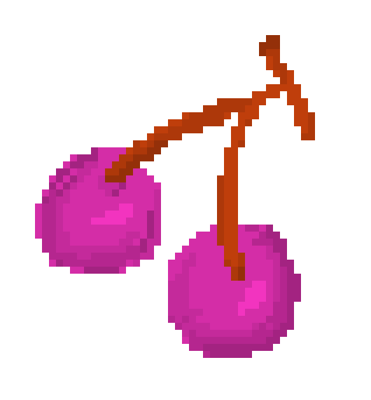 [d42da7] suprisingly, pink cherries