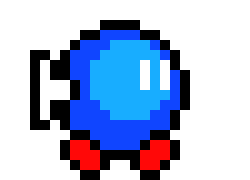 mario bleu bomb
