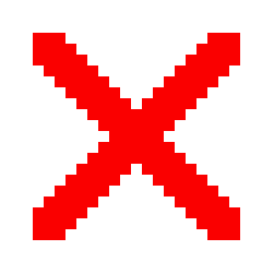 Red X