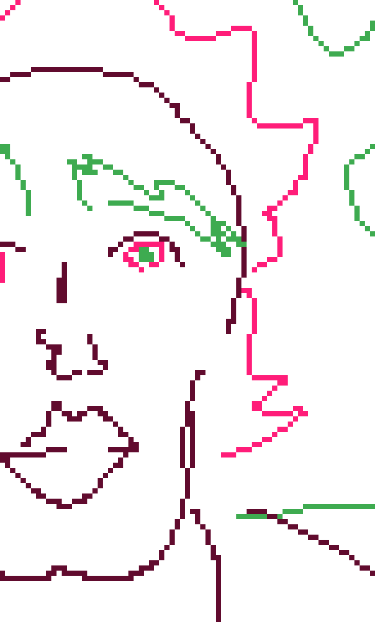[307974] the hand is too far out it makes the drawing look flat instead of 3d
