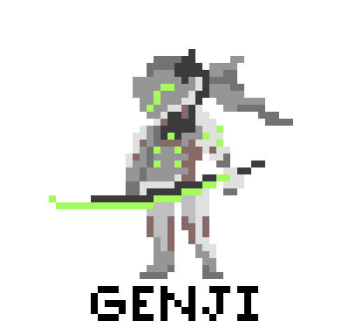 Overwatch Genji Shimada Sprite