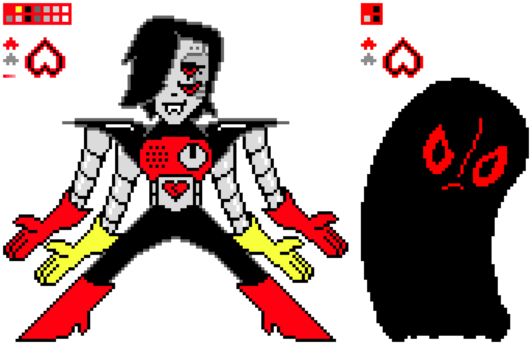 [9664c4] Underfell Mettaton and Napstablook