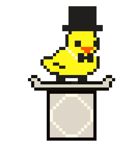 [d0afe1] ducky statue