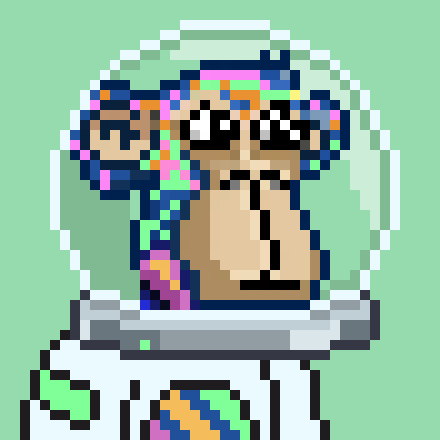 [a862ec] Space Fren Ape Colorful