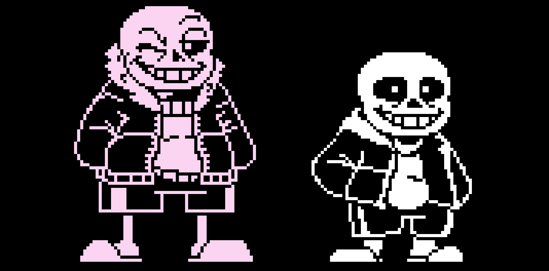 Sans Sprite Sideways (with Undertale: Pr1nced - Sans.)