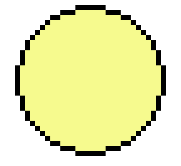 [dd20f6] Pixel Art Circle 1