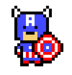 [9664c4] Cartoon Captain America