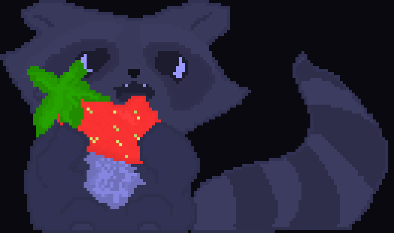 [281c5d] MidNightRaccoonWithABerry