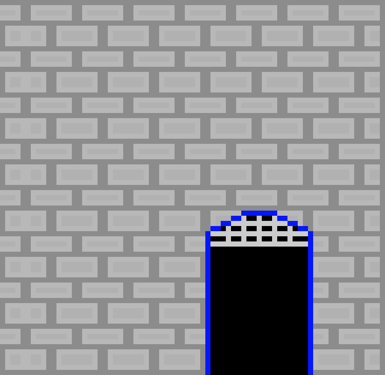 [9664c4] Pixel art gate wall