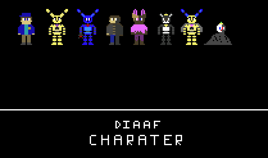 Death isn't always at freddy's (alpha character screen)