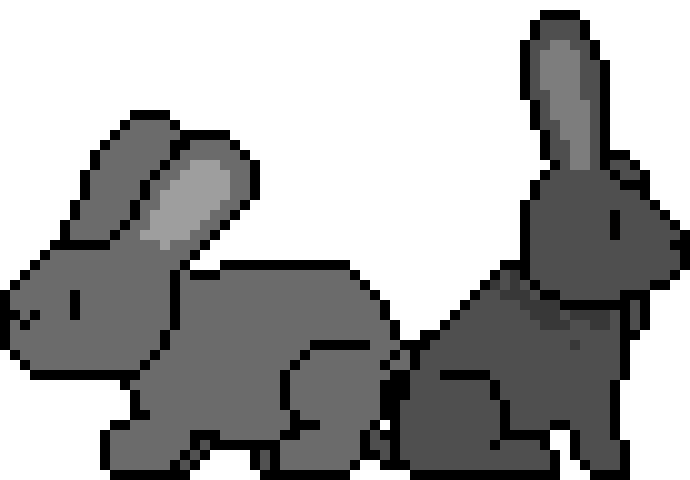 [630c17] Fluffy and baby bunny (sprite credit to this guy who i forgot)