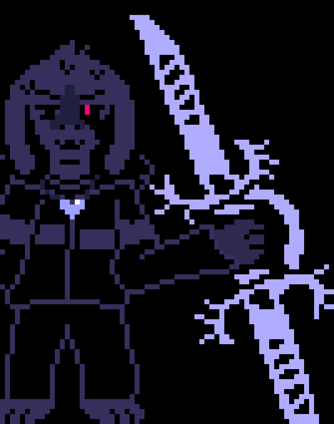 [c91422] *Feels that Grim is near, Dashes to tim and slashes at Tim's sheild repeatly* 