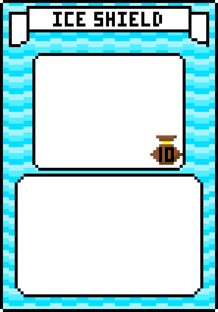 [aca841] Ice Shield Card 