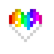 [5b2f3e] -in the void, a cluster of white, and rainbow appears- 