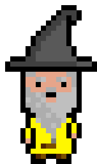 [bb0007] Pixel Wizard Yellow