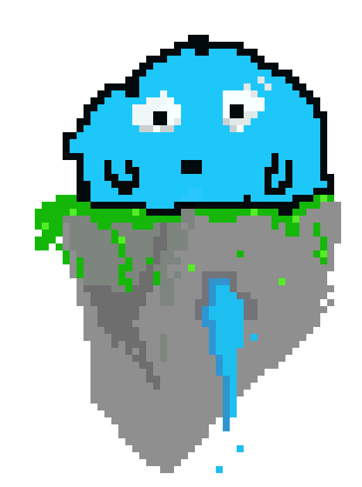 [96ebb7] blue blob