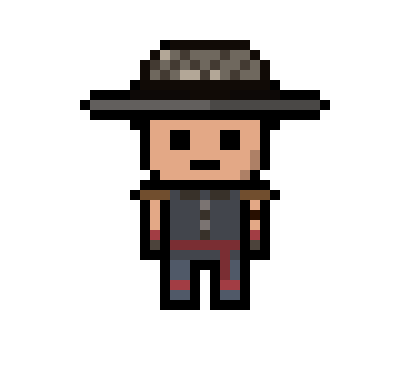 [8f24ee] danganronpa pixel sprite kung lao