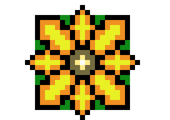 [4a54ab] sun flower