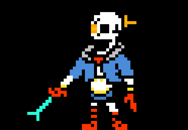 [af4498] Sans, Underswap Papyrus, TS!Underswap Papyrus And Disbelief Papyrus (deltarune style) [DESC]
