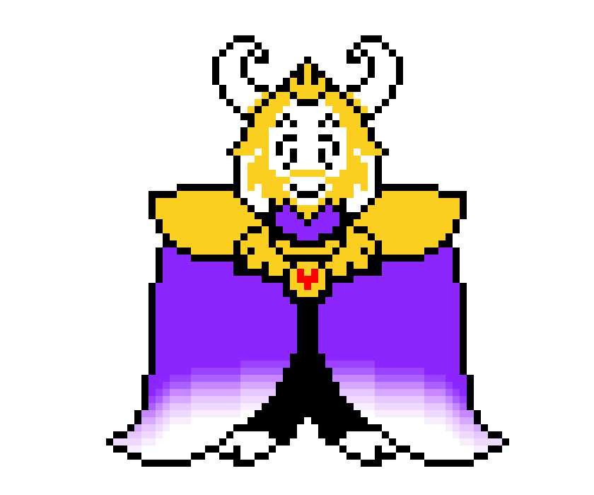 [5dd6a5] Undertale Future Asgore Sprite