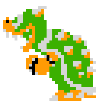 [b31a3f] Bowser Pixel Art