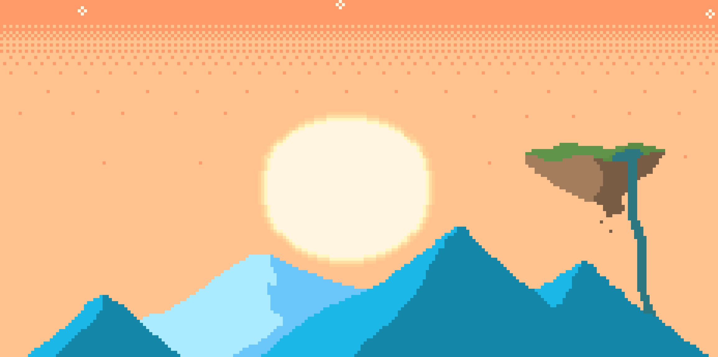 [9664c4] Pixel Landscape :)))