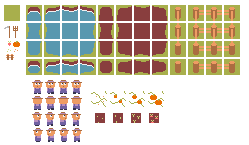 [722a74] Farming Game Tileset