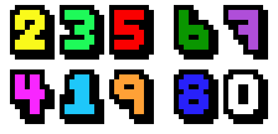 [8b427e] Numbers not in correct order
