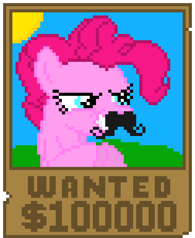 [9664c4] Pinkie Pie Wanted Poster