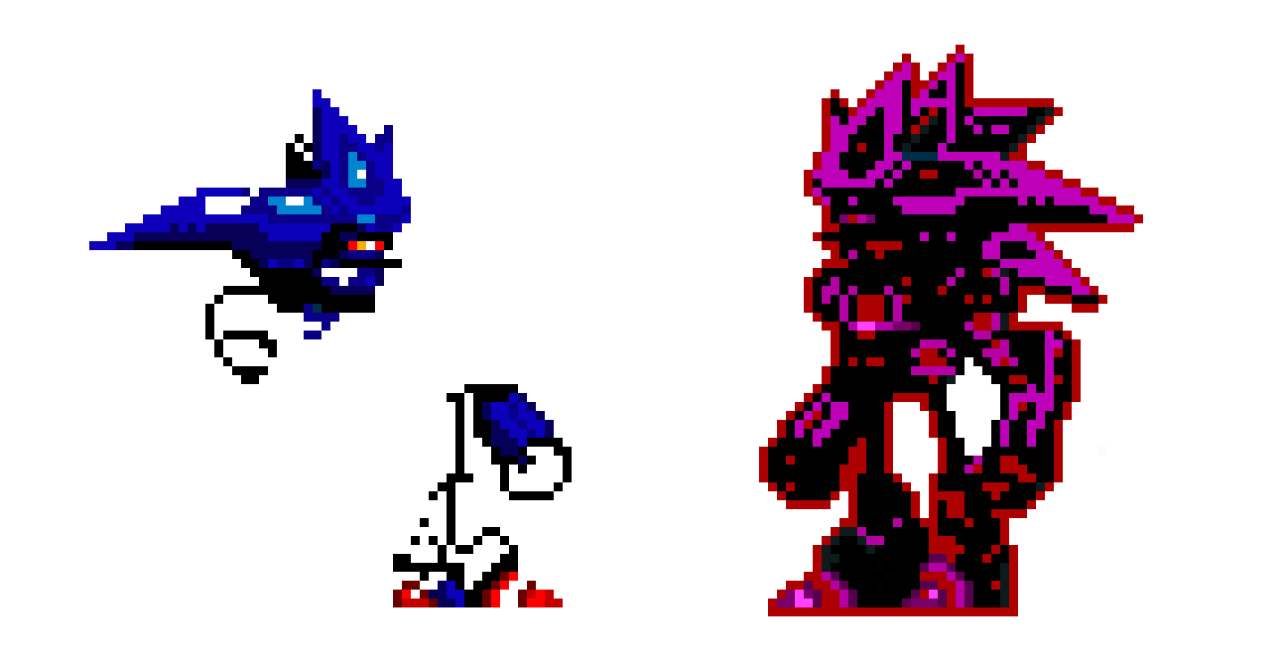 Mecha Sonic and Dark Mecha Sonic
