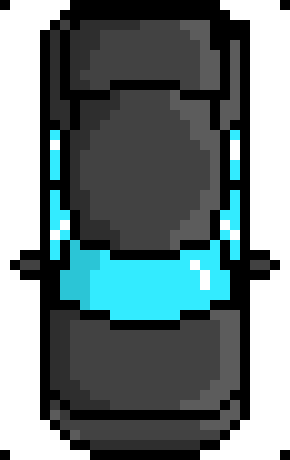 [6667a8] pixel car_black