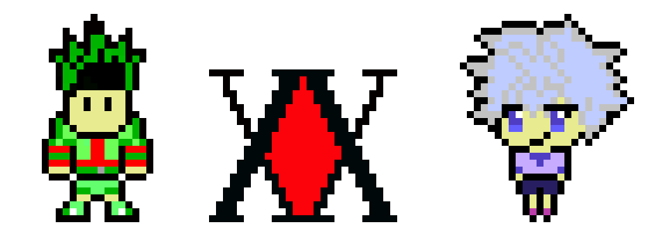 [afccb7] pixel art hunter x hunter